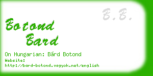 botond bard business card