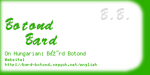 botond bard business card